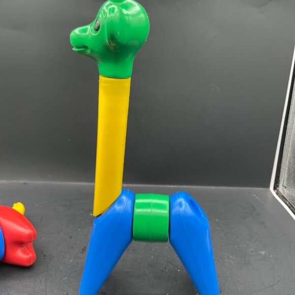 Vintage Tupperware Tupper Toys Zoo it Yourself Animals Giraffe Elephant 10 Piece - Picture 10 of 14